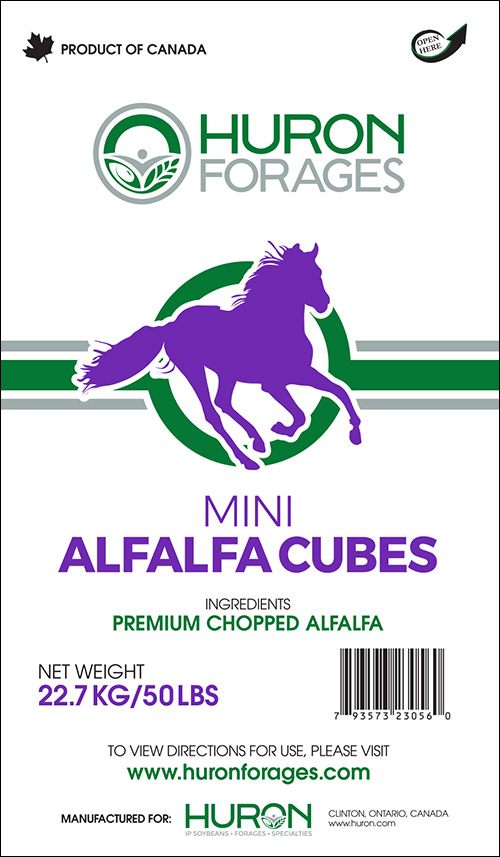 Huron Forages - Mini Alfalfa Cubes