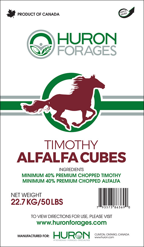 Huron Forages - Timothy Alfalfa Cubes